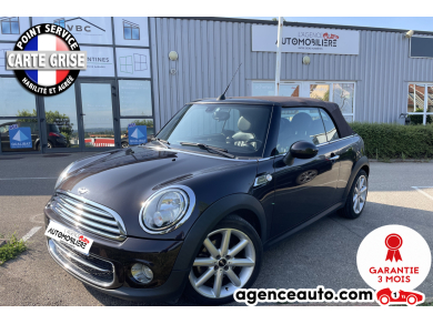 Aankoop Gebruikte Auto, Goedkope Gebruikte Auto | Agence Auto Mini Mini Cabriolet Cooper 1.6 D 112 cv HIGHGATE *****GARANTIE 3 MOIS***** Zwart Jaar: 2012 Handgeschakelde auto Diesel