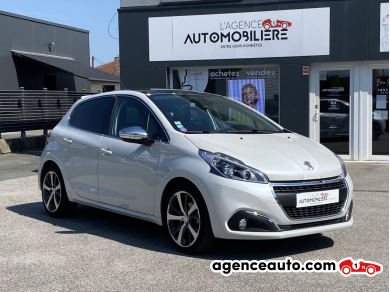 Achat voiture occasion, Auto occasion pas cher | Agence Auto Peugeot 208 1.2 110 FELINE EAT6 BOITE AUTO - CAMERA DE RECUL - TOIT PANORAMIQUE Blanc Année: 2017 Automatique Essence