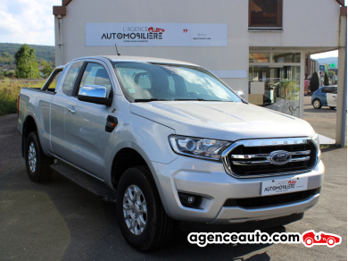 Achat voiture occasion, Auto occasion pas cher | Agence Auto Ford Ranger 2.0 TDCi 170 CH Super Cab XLT BVA 10 Argent Année: 2022 Automatique Diesel