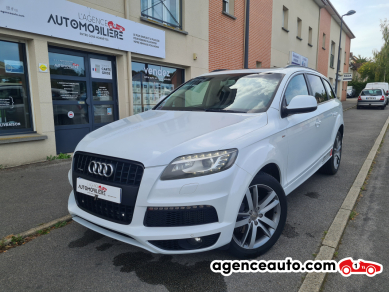 Achat voiture occasion, Auto occasion pas cher | Agence Auto Audi Q7 V6 TDI QUATTRO 245 Avus S-line 7PL Blanc Année: 2019 Automatique Diesel