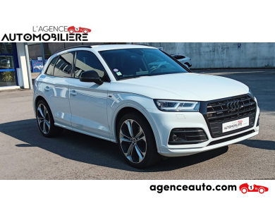 Achat voiture occasion, Auto occasion pas cher | Agence Auto Audi Q5 55 TFSI-E 367Ch Stronic 7 Quattro S-line Blanc Année: 2021 Automatique Hybride