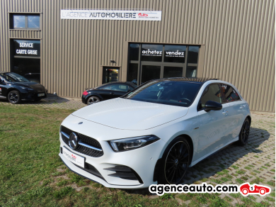 Achat voiture occasion, Auto occasion pas cher | Agence Auto Mercedes Classe A 2.0 16V  220d AMG Line 190Cv Blanc Année: 2019 Automatique Diesel