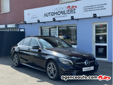 Achat voiture occasion, Auto occasion pas cher | Agence Auto Mercedes Classe C 220d 194ch AMG Line 4Matic 9G-Tronic Noir Année: 2019 Automatique Diesel