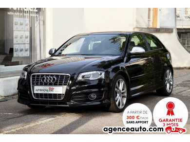 Achat voiture occasion, Auto occasion pas cher | Agence Auto Audi S3 8P 2.0 TFSi 265 Quattro BVM6 (Véhicule FR,Suivi Complet,Entièrement d'Origine)) Noir Année: 2010 Manuelle Essence