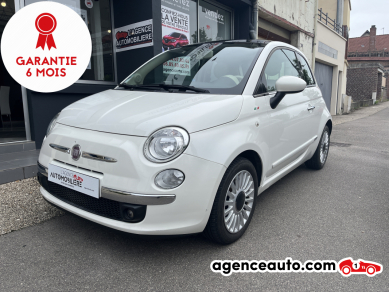 Achat voiture occasion, Auto occasion pas cher | Agence Auto Fiat 500 1.2L 8V 69cv LOUNGE Blanc Année: 2012 Manuelle Essence