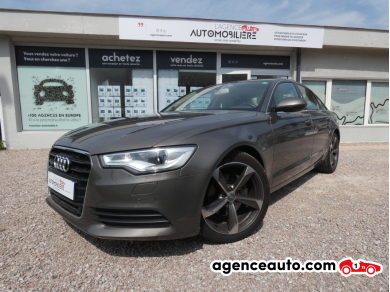 Achat voiture occasion, Auto occasion pas cher | Agence Auto Audi A6 Quattro 2.8 FSI V6 204ch Tiptronic 7 Marron Année: 2012 Automatique Essence