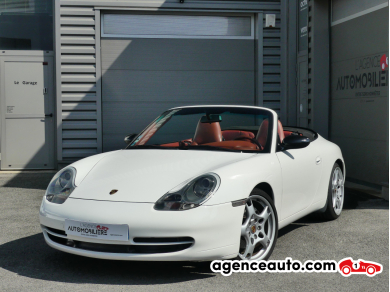 Achat voiture occasion, Auto occasion pas cher | Agence Auto Porsche 911 996 CABRIOLET 3.4 300ch Blanc Année: 2001 Manuelle Essence