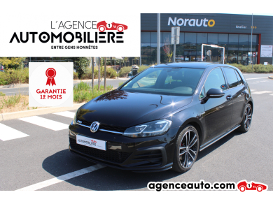 Achat voiture occasion, Auto occasion pas cher | Agence Auto Volkswagen Golf 2.0 TDI 180CH BLUEMOTION GTD DSG BVA ( Toit ouvrant , Véhicule garantie 12 mois National ) Noir Année: 2017 Automatique Diesel