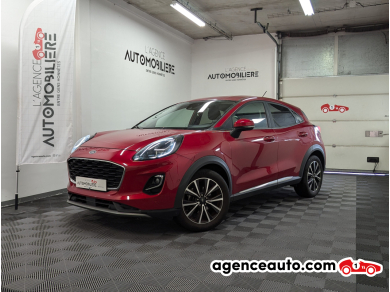 Achat voiture occasion, Auto occasion pas cher | Agence Auto Ford Puma 1.0 ECOBOOST 125 CH MHEV S&S BVM6 TITANIUM Rouge Année: 2021 Manuelle Hybride