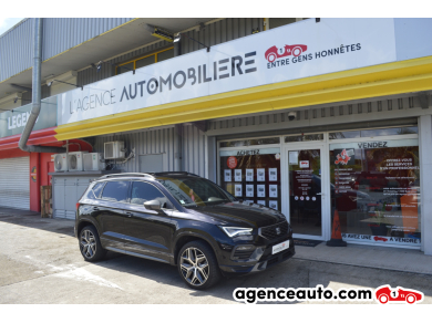 Achat voiture occasion, Auto occasion pas cher | Agence Auto Seat Ateca 2.0 TDI 150 START/STOP FR DSG7 Noir Année: 2023 Automatique Diesel