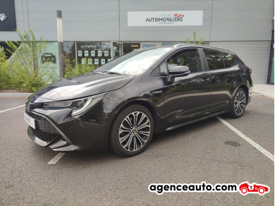 Achat voiture occasion, Auto occasion pas cher | Agence Auto Toyota Corolla Touring Sport Collection 2.0 184ch Noir Année: 2019 Automatique Hybride