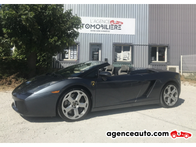 Achat voiture occasion, Auto occasion pas cher | Agence Auto Lamborghini Gallardo Spyder V10 5.0 520ch Gris Année: 2006 Automatique Essence