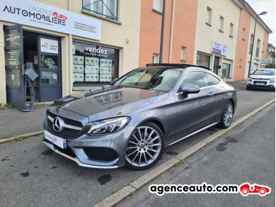 Achat voiture occasion, Auto occasion pas cher | Agence Auto Mercedes Classe C IV COUPE 220 D AMG LINE 9G-tronic Gris Année: 2017 Automatique Diesel