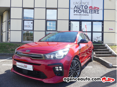 Achat voiture occasion, Auto occasion pas cher | Agence Auto Kia Rio 1.0 T-GDI 120 MHEV GT LINE PREMIUM PACK SECURITE Rouge Année: 2021 Manuelle Essence