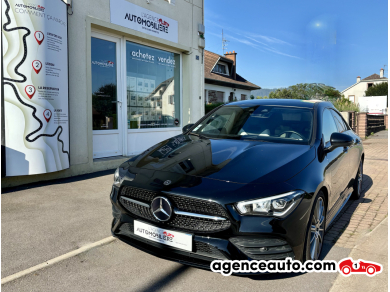 Achat voiture occasion, Auto occasion pas cher | Agence Auto Mercedes Classe CLA 220 Coupé AMG LINE 2.0 i 16V GPF 7G-DCT 190 cv Toit ouvrant panoramique Noir Année: 2019 Automatique Essence