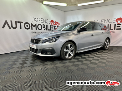 Achat voiture occasion, Auto occasion pas cher | Agence Auto Peugeot 308 SW 1.5 BLUEHDI 130 S&S GT LINE EAT8 (Toit panoramique) Gris Année: 2019 Automatique Diesel