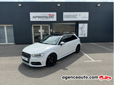 Achat voiture occasion, Auto occasion pas cher | Agence Auto Audi S3 Sportback Sportback 2.0 TFSi Quattro 300 cv B&O, Siege elec, T.O Blanc Année: 2014 Manuelle Essence