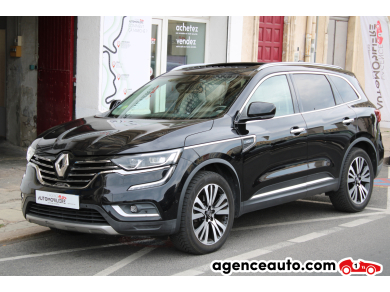 Achat voiture occasion, Auto occasion pas cher | Agence Auto Renault Koleos 2.0 DCI 175 INITIALE PARIS 4X4 X-TRONIC BVA (Toit ouvrant, Attelage, CarPlay,..) Argent Année: 2018 Automatique Diesel