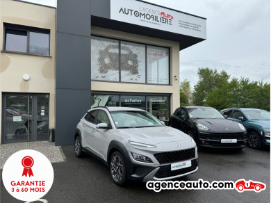 Achat voiture occasion, Auto occasion pas cher | Agence Auto Hyundai KONA 1.6 GDi 141 Hybrid 2WD DCT6 Executive Gris Année: 2022 Automatique Hybride