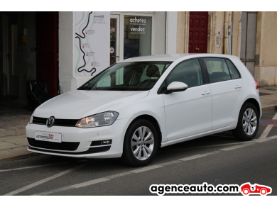 Achat voiture occasion, Auto occasion pas cher | Agence Auto Volkswagen Golf 1.2 TSI 105 BLUEMOTION CONFORT LINE (Entretien à jour, Radar Av/Arr, Clim..) Blanc Année: 2014 Manuelle Essence