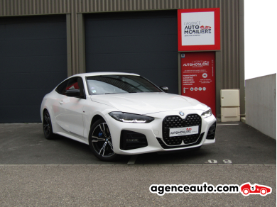 Achat voiture occasion, Auto occasion pas cher | Agence Auto Bmw Série 4 COUPE 420i 184ch MSPORT BVA8 Blanc Année: 2022 Automatique Essence