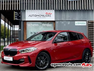 Achat voiture occasion, Auto occasion pas cher | Agence Auto Bmw Série 1 (F40) 118d 150ch M Sport BVA Rouge Année: 2020 Automatique Diesel