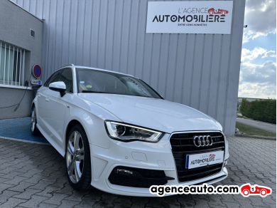 Achat voiture occasion, Auto occasion pas cher | Agence Auto Audi A3 Sportback 2L TDI 150CV S-LINE Blanc Année: 2016 Automatique Diesel