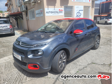 Achat voiture occasion, Auto occasion pas cher | Agence Auto Citroen C3 1.2L PURE TECH Gris Année: 2017 Manuelle Essence