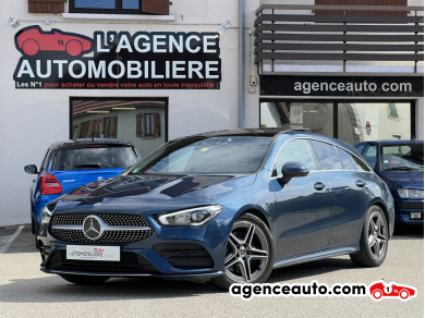 Achat voiture occasion, Auto occasion pas cher | Agence Auto Mercedes Classe CLA SB 220d 190ch AMG LINE 4Matic Bleu Année: 2020 Automatique Diesel