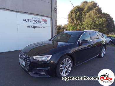 Achat voiture occasion, Auto occasion pas cher | Agence Auto Audi A4 Avant 2.0 TDI 190 S-LINE Noir Année: 2018 Manuelle Diesel