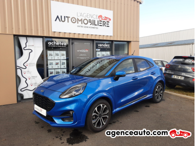 Achat voiture occasion, Auto occasion pas cher | Agence Auto Ford Puma 1.0 FLEXIFUEL 125 MHEV ST-LINE DESIGN 3 Bleu Année: 2022 Manuelle Hybride