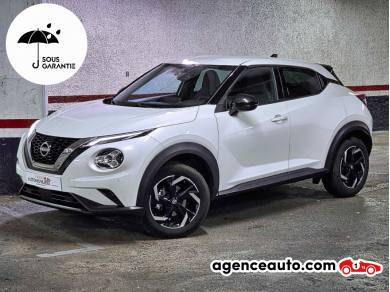 Achat voiture occasion, Auto occasion pas cher | Agence Auto Nissan Juke II 1.0 DIG-T 114 N-Connecta DCT Garantie 03/2028 Blanc Année: 2023 Automatique Essence