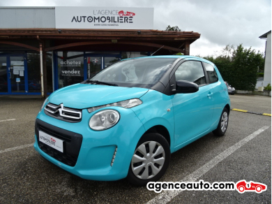 Achat voiture occasion, Auto occasion pas cher | Agence Auto Citroen C1 1.0 VTI 70 FEEL Bleu Année: 2016 Manuelle Essence