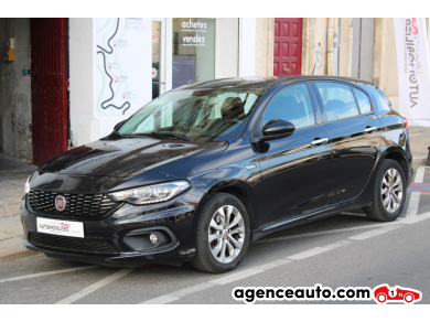 Aankoop Gebruikte Auto, Goedkope Gebruikte Auto | Agence Auto Fiat Tipo 1.4 95 EASY ( Distribution changée, Radar Arr, Roue de secours ... ) Zwart Jaar: 2018 Handgeschakelde auto Benzine