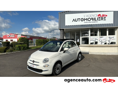 Achat voiture occasion, Auto occasion pas cher | Agence Auto Fiat 500C 1.0 70 CH BSG S&S DOLCEVITA Blanc Année: 2021 Manuelle Essence, Hybride