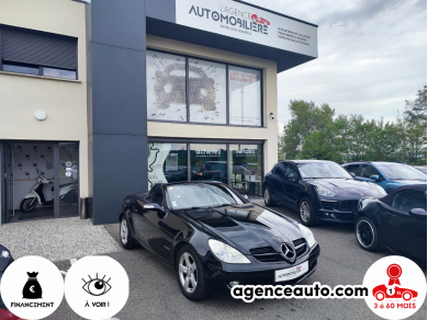 Achat voiture occasion, Auto occasion pas cher | Agence Auto Mercedes SLK (171) 200K 1.8 i 16V 163 cv Noir Année: 2005 Manuelle Essence