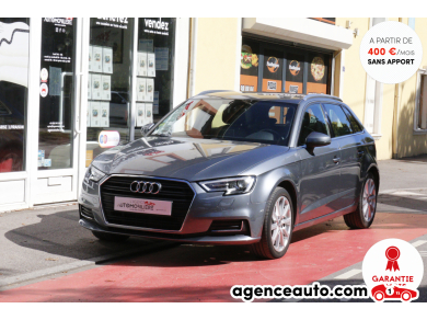 Achat voiture occasion, Auto occasion pas cher | Agence Auto Audi A3 Sportback Facelift 2.0 TDI 150 Design BVM6 (Sièges chauff, Keyless, GPS) Argent Année: 2017 Manuelle Diesel