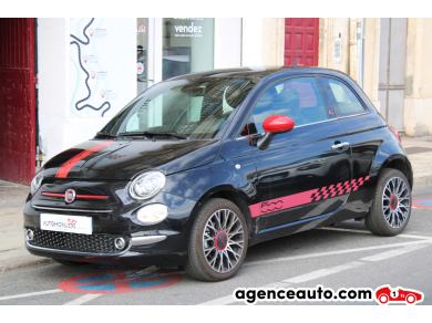 Achat voiture occasion, Auto occasion pas cher | Agence Auto Fiat 500 1.0 70 BSG MHEV HYBRID RED START-STOP (Toit panoramique, CarPlay, Radar AR,..)) Argent Année: 2024 Manuelle Hybride