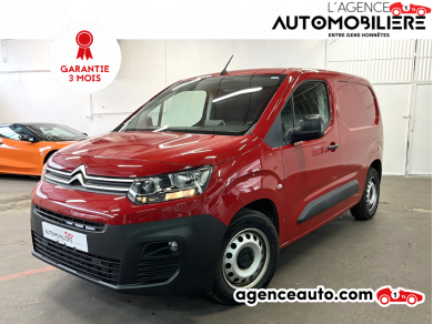 Achat voiture occasion, Auto occasion pas cher | Agence Auto Citroen Berlingo Van 1000kg 1.6 99cv 1e main Rouge Année: 2019 Manuelle Diesel