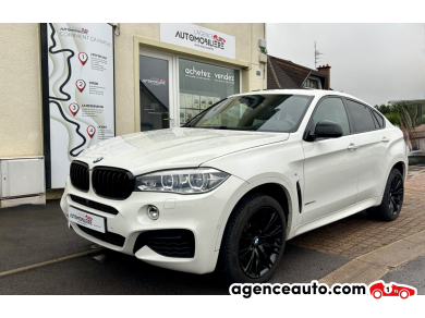 Achat voiture occasion, Auto occasion pas cher | Agence Auto Bmw X6 M-Sport (F16) 30d xDrive 3.0 d 24V 258 cv Toit ouvrant Blanc Année: 2017 Automatique Diesel