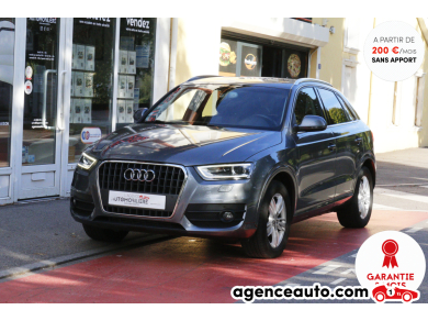 Achat voiture occasion, Auto occasion pas cher | Agence Auto Audi Q3 2.0 TDI 140 Ambition Luxe BVM6 (Distribution à jour, Keyless GO, GPS) Gris Année: 2012 Manuelle Diesel