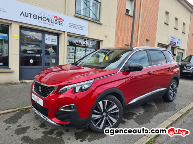 Achat voiture occasion, Auto occasion pas cher | Agence Auto Peugeot 5008 2.0 BLUEHDI 180 GT EAT8  gtie 12 mois Rouge Année: 2020 Automatique Diesel