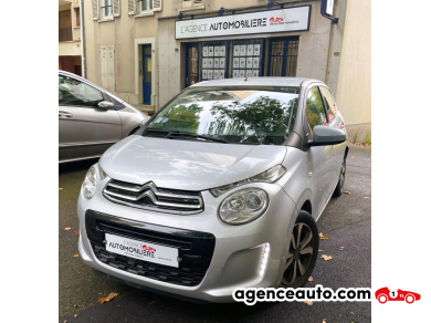 Achat voiture occasion, Auto occasion pas cher | Agence Auto Citroen C1 II 1.0 VTI 72 SHINE ETG 5P Argent Année: 2019 Automatique Essence