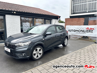 Achat voiture occasion, Auto occasion pas cher | Agence Auto Dacia Sandero III 1.0 ECO-G 100 CONFORT CAMERA GPS MAINS LIBRES Gris Année: 2021 Manuelle GPL