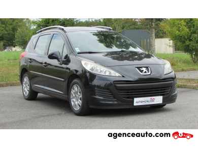 Achat voiture occasion, Auto occasion pas cher | Agence Auto Peugeot 207 SW 1,6L HDI 90CH ACTIVE Noir Année: 2010 Manuelle Diesel