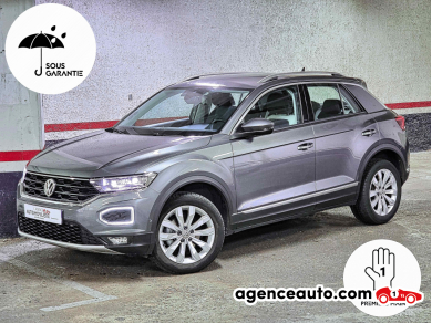 Achat voiture occasion, Auto occasion pas cher | Agence Auto Volkswagen T-roc 1.5 TSi 150 Carat DSG7 1ère Main Gris Année: 2020 Automatique Essence