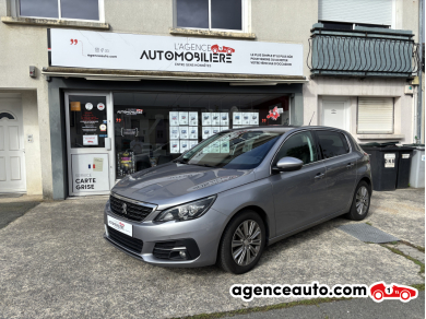 Achat voiture occasion, Auto occasion pas cher | Agence Auto Peugeot 308 II 1.2 130cv - Allure - EAT 6 - Boite auto - Distribution neuve Gris Année : 2018 Automatique Essence