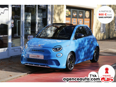 Achat voiture occasion, Auto occasion pas cher | Agence Auto Abarth 500 C e 155 Scorpionissima (42 kWh, Pack Sound, Induction) Bleu Année : 2023 Automatique Électrique