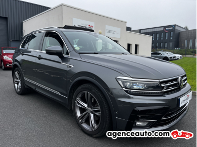 Achat voiture occasion, Auto occasion pas cher | Agence Auto Volkswagen Tiguan 2.0L TDI 150CH CARAT R-LINE DSG 7/GARANTIE 12 MOIS Gris Année : 2018 Automatique Diesel