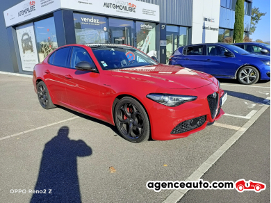 Achat voiture occasion, Auto occasion pas cher | Agence Auto Alfa Romeo Giulia 2.2 jtd 210 Véloce Q4 12 CV Rouge Année : 2020 Automatique Diesel
